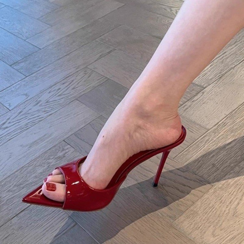 Peep Toe Heels - صنادل نسائية أنيقة للنوادي الليلية بكعب