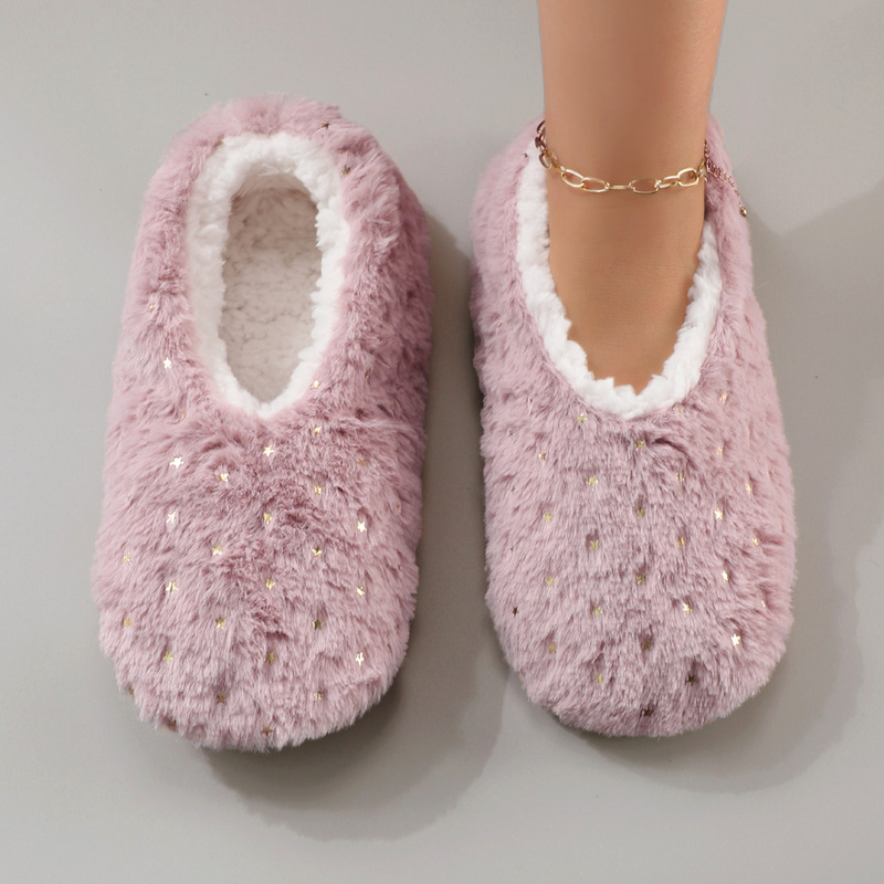Women Shoes Winter - نعال نسائية منزلية أنيقة ودافئة من