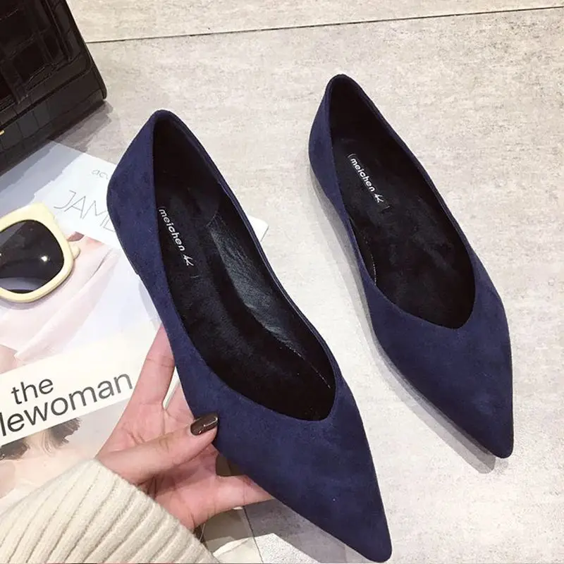 كعب منخفض مدبب للنساء ، أحذية  - مراجعة Women Shoes Quick Delivery وسعره