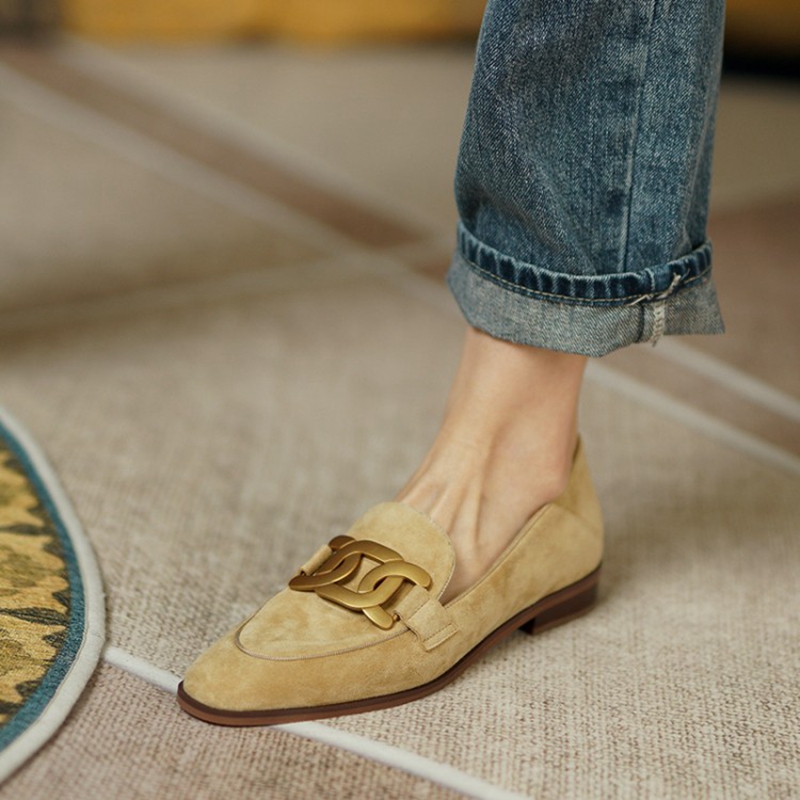 جلد الغزال النساء المتسكعون ال - مراجعة Women Shoes Casual وسعره