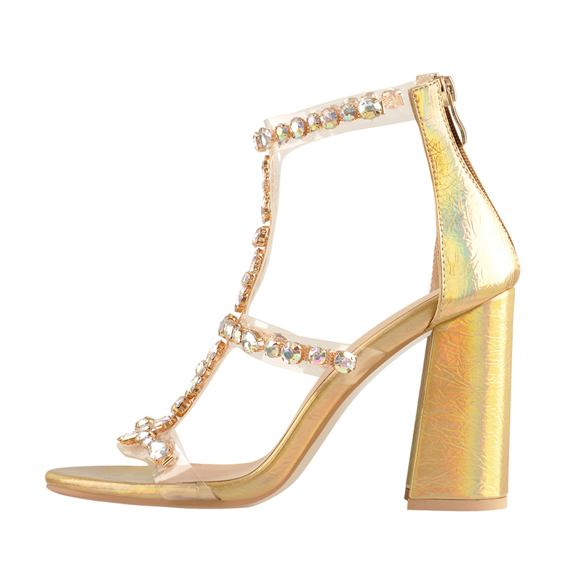 صنادل جلاديتور نسائية من Onlym - مراجعة Clear Strap Heel وسعره
