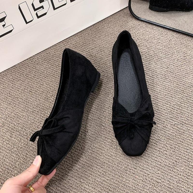 أحذية باليه نسائية بمقدمة مربع - مراجعة Pointed Toe Flat وسعره