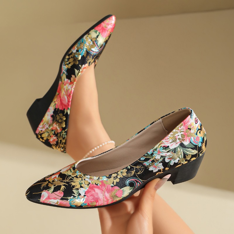 أحذية نسائية بكعب منخفض 4 سم ب - مراجعة Women Shoes Xxl وسعره