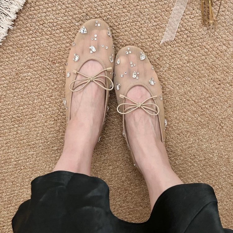 أحذية نسائية أنيقة للصيف مزينة - مراجعة Women Shoes Casual وسعره