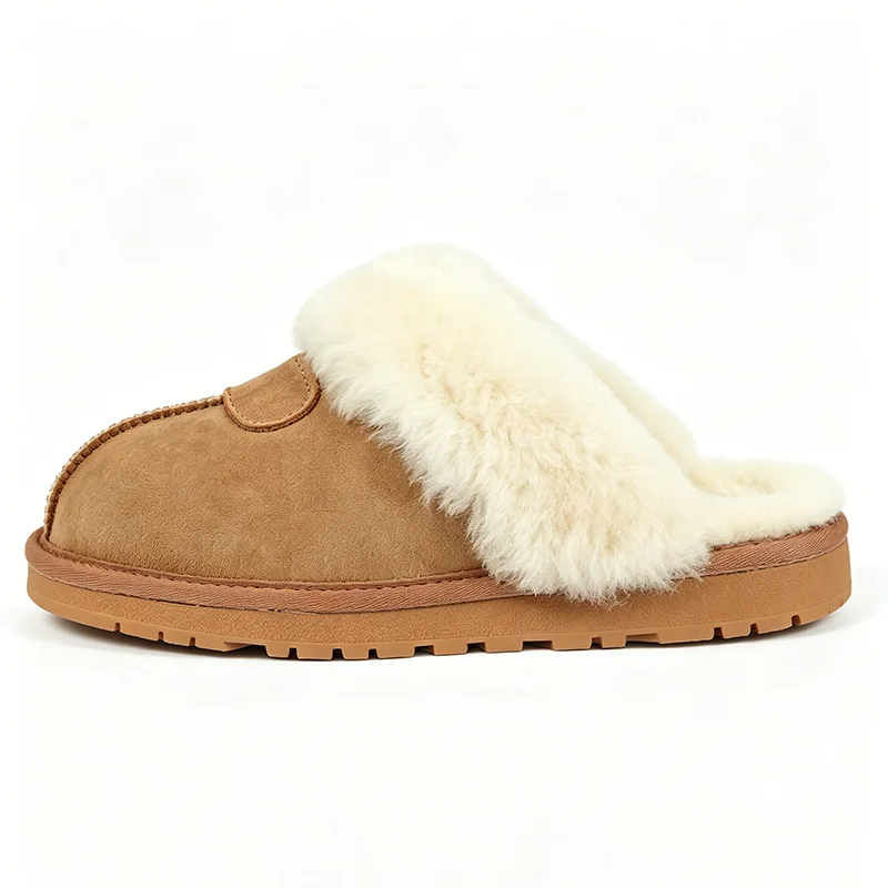 شباشب فرو طبيعي للنساء، دافئة  - مراجعة Women Shoes Winter وسعره