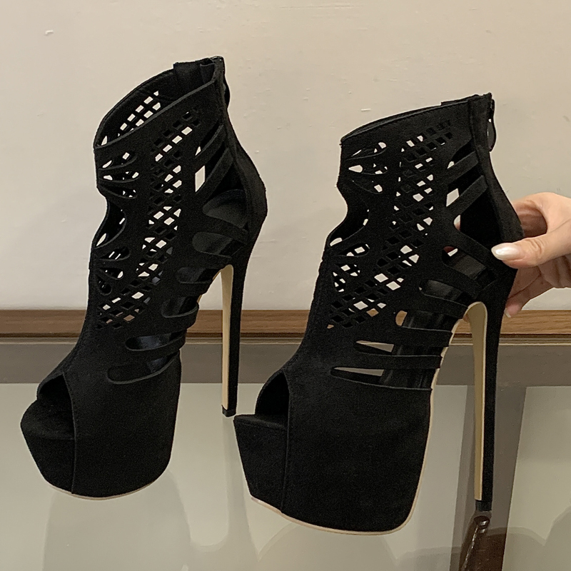 Eilyken مثير رقيقة عالية الكعب - مراجعة Peep Toe Heels وسعره