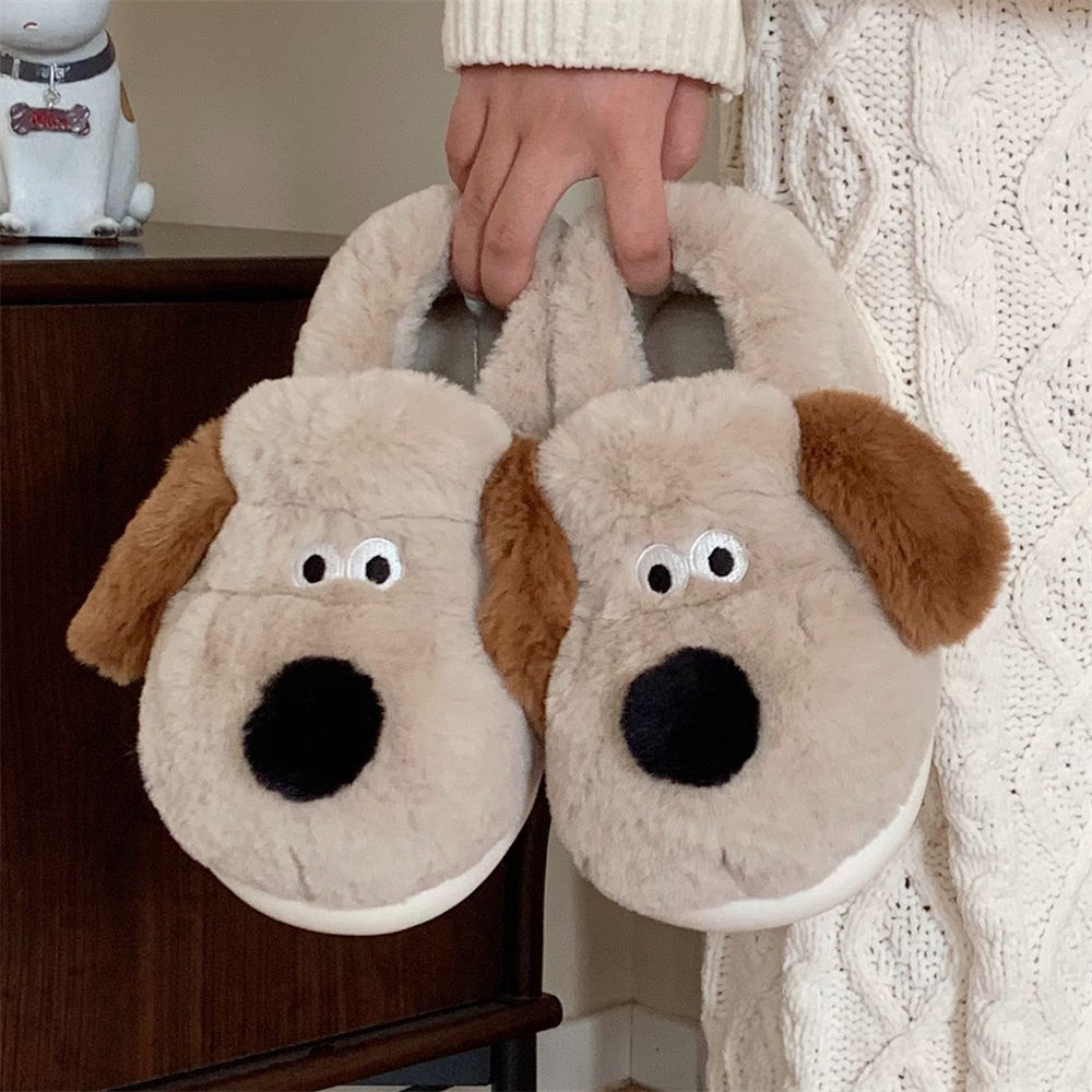 Size36-45 عناق الكلب النعال ال - مراجعة Women Shoes Winter وسعره