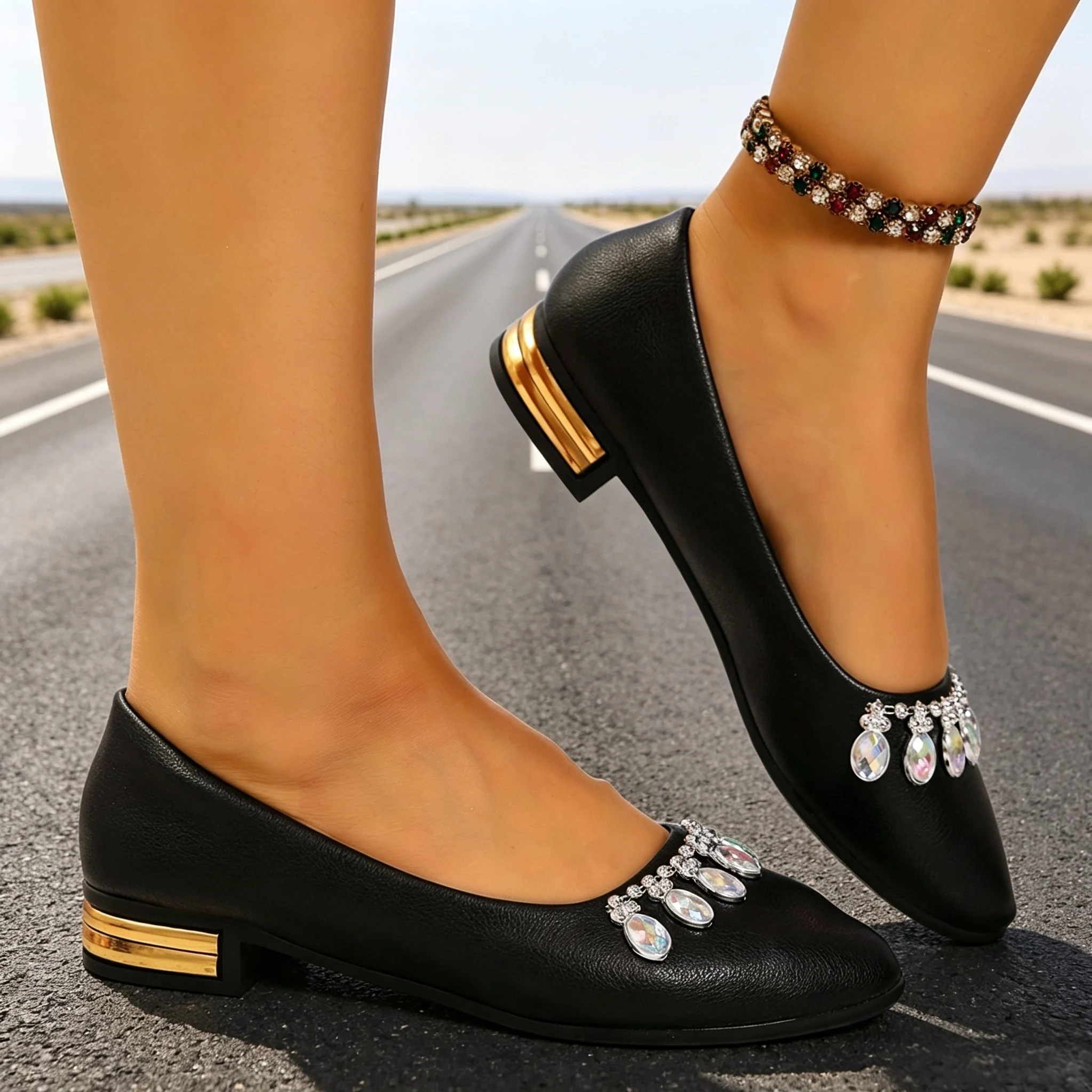 أحذية نسائية مسطحة ذات مقدمة م - مراجعة Women Shoes Casual وسعره