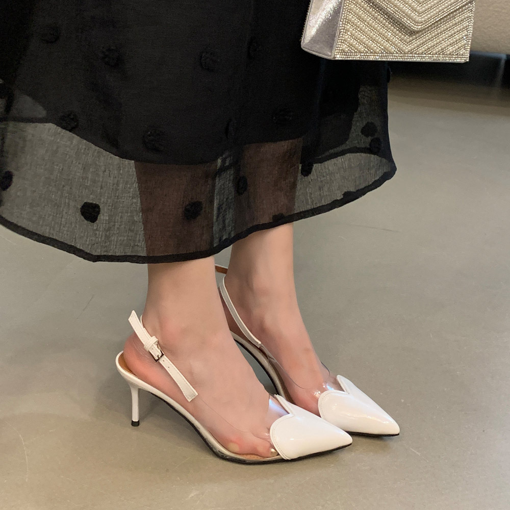 بوركورال 2026 - حذاء نسائي جدي - مراجعة Clear Strap Heel وسعره