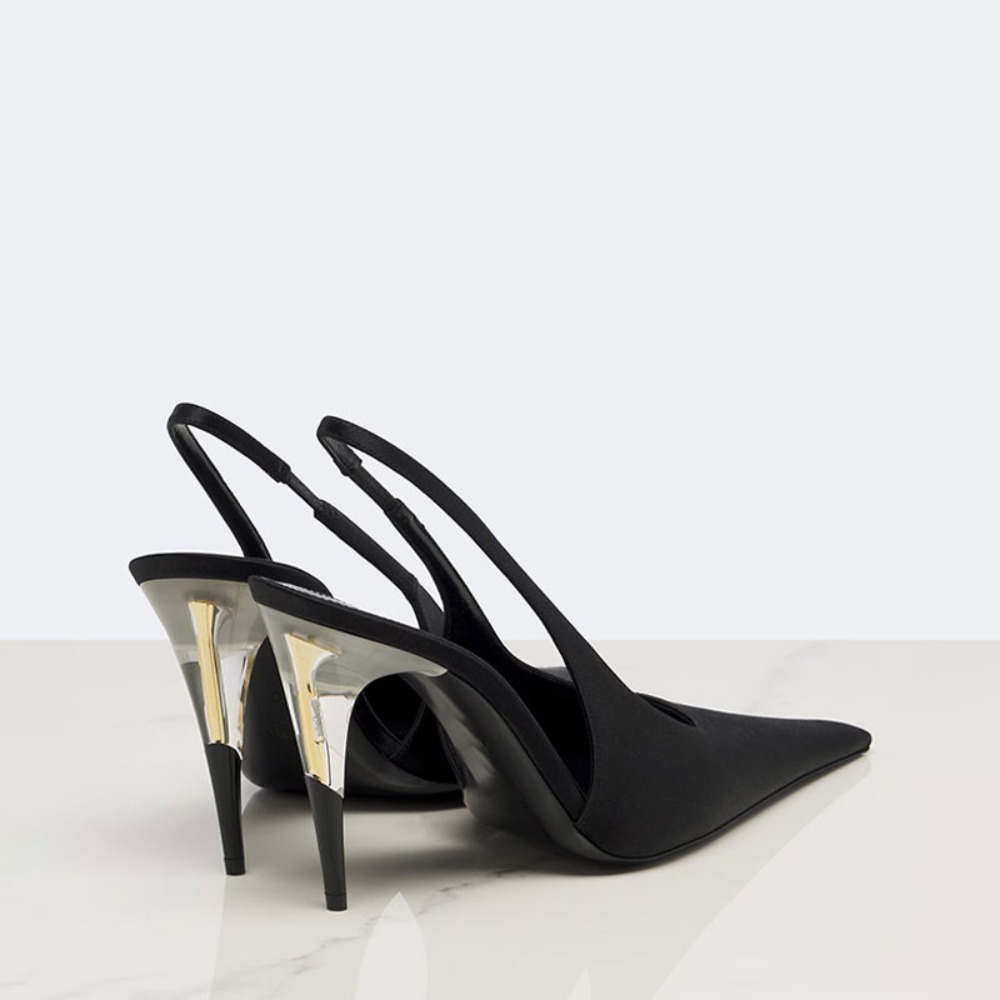 أحذية نسائية بكعب عالٍ مدبب من - مراجعة Clear Strap Heel وسعره