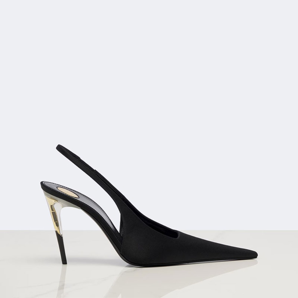 أحذية نسائية بكعب عالٍ مدبب من - مراجعة Clear Strap Heel وسعره