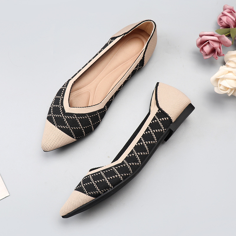 أحذية نسائية مسطحة أنيقة للربي - مراجعة Pointed Toe Flat وسعره