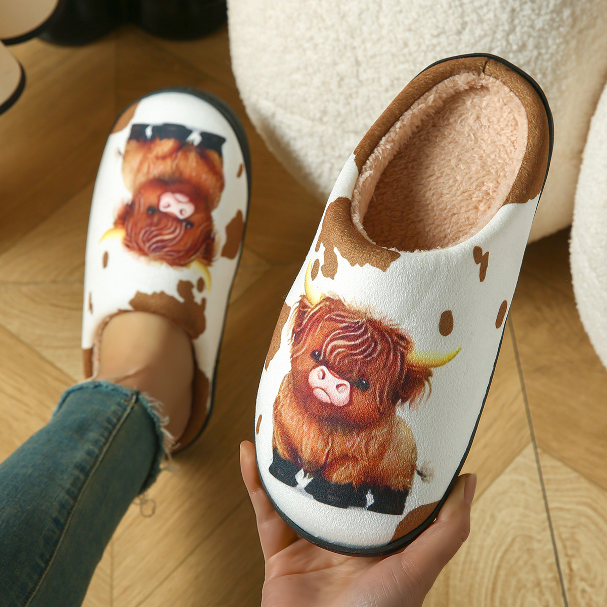 نعال منزلية نسائية لطيفة على ش - مراجعة Women Shoes Winter وسعره