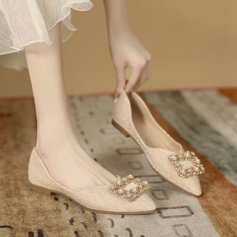 أحذية السيدات الشمبانيا مربع م - مراجعة Women Shoes Quick Delivery وسعره